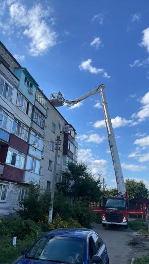 Ліквідація наслідків негоди: працює техніка ДСНС
