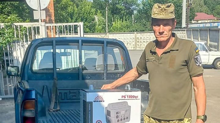 Зарядна станція для військових від фермерів і підприємців Кагарличчини