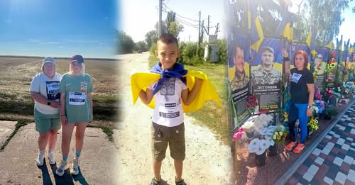 «Шаную воїнів, біжу за Героїв»: до акції долучилися кагарличани та іноземець (відео)