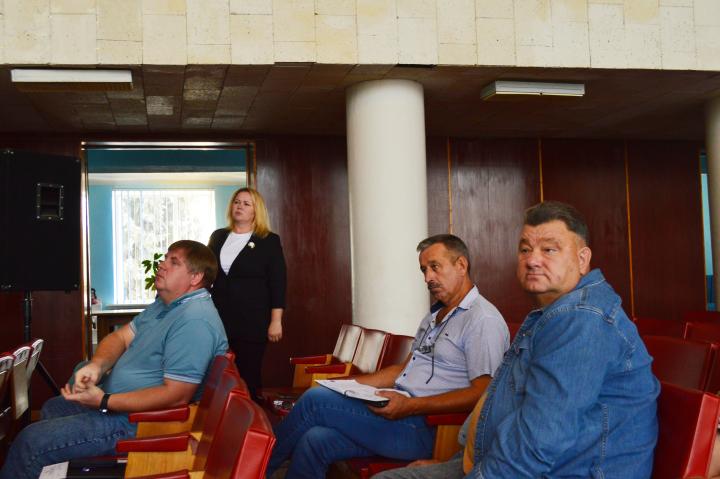 Директор Кагарлицької БПЛ Вікторія Костенко інформує про роботу лікарні