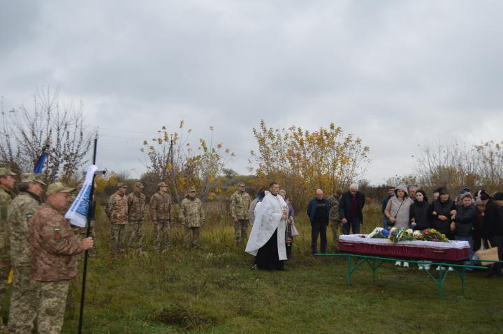 Похорон ветерана і волонтера Євгенія Аніщенка