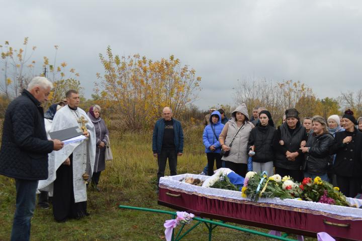 Похорон ветерана і волонтера Євгенія Аніщенка