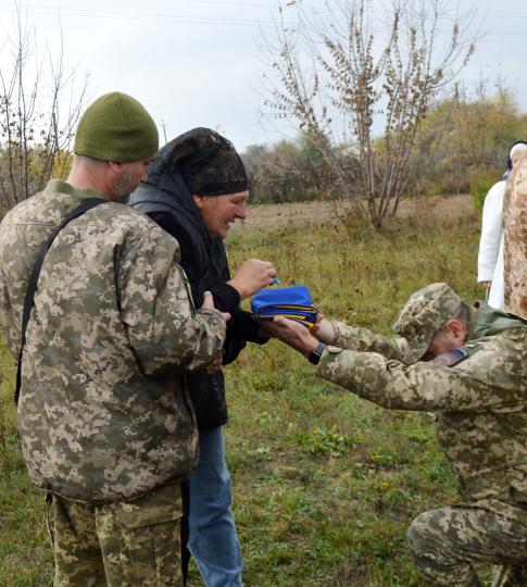 Похорон ветерана і волонтера Євгенія Аніщенка