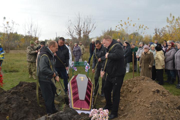 Похорон ветерана і волонтера Євгенія Аніщенка