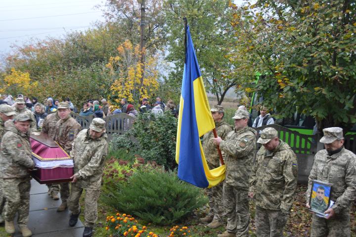 Похорон ветерана і волонтера Євгенія Аніщенка