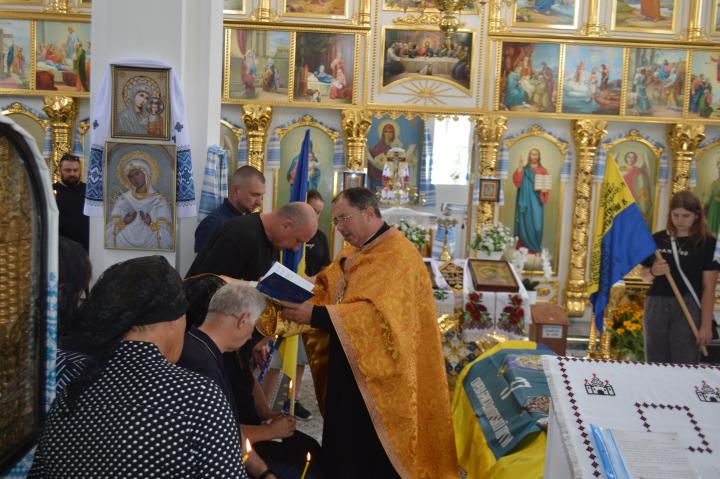 Похорон воїна Сергія Глобенка