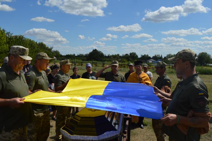 Похорон воїна Сергія Глобенка