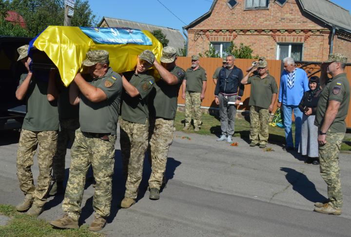 Похорон воїна Сергія Глобенка