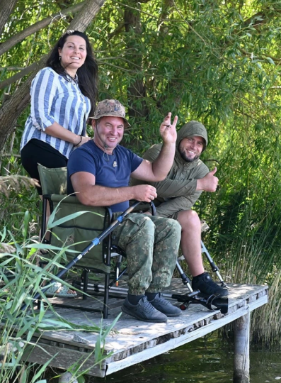 Під час змагань із риболовлі серед ветеранів та їхніх родин у Шубівці на Кагарличчині