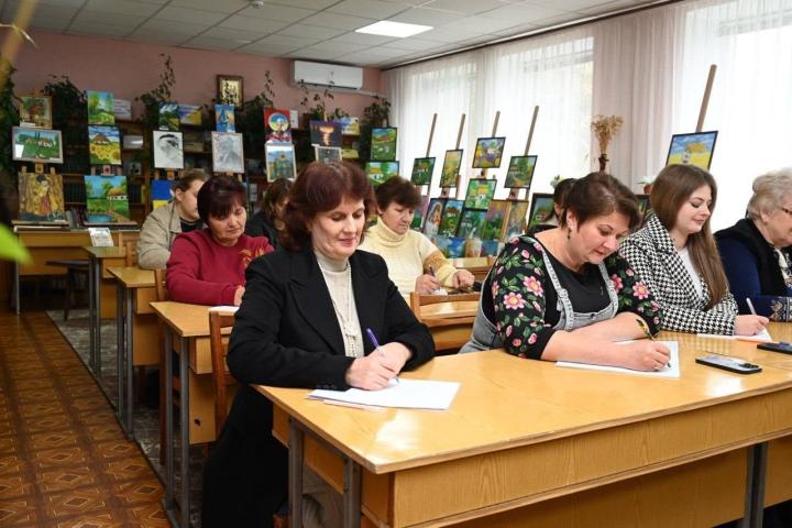 Під час Радіодиктанту національної єдності в Центральній бібліотеці