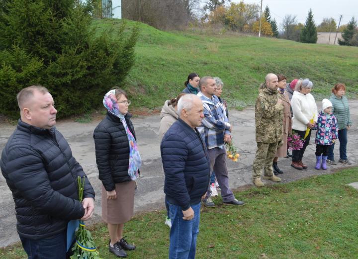 Під час відкриття меморіального банера в Демівщині