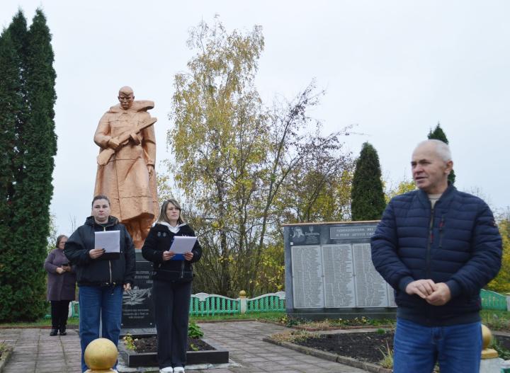 Під час відкриття меморіального банера в Демівщині