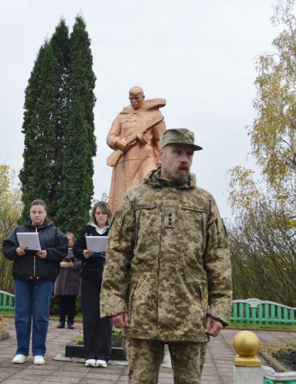 Під час відкриття меморіального банера в Демівщині