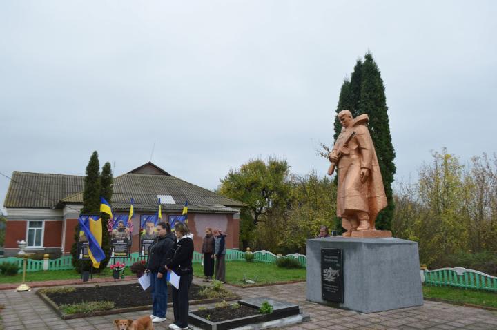 Під час відкриття меморіального банера в Демівщині