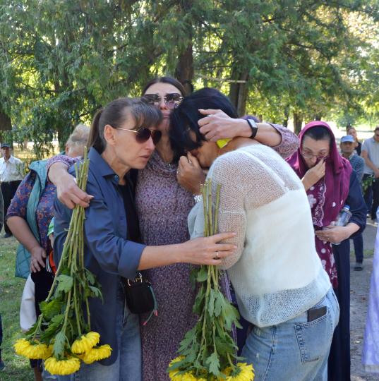 Під час відкриття Алеї Слави Героїв