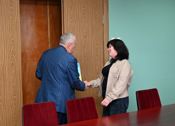 Під час нагородження працівників соціальної сфери
