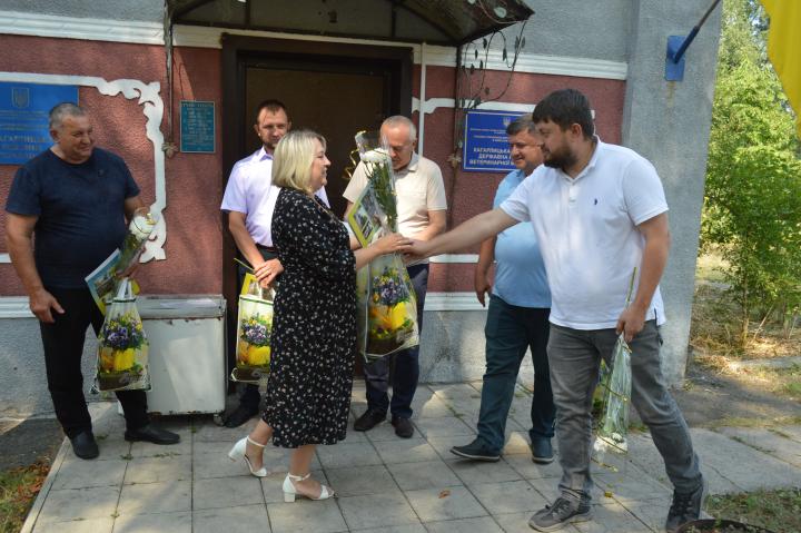 Вручення Подяки Юлії Мінченко