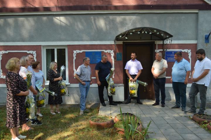 Іван Лисенко дякує від колективу за привітання