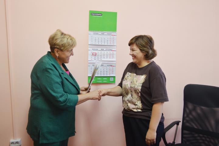 Відзнаку отримує Наталія Горя