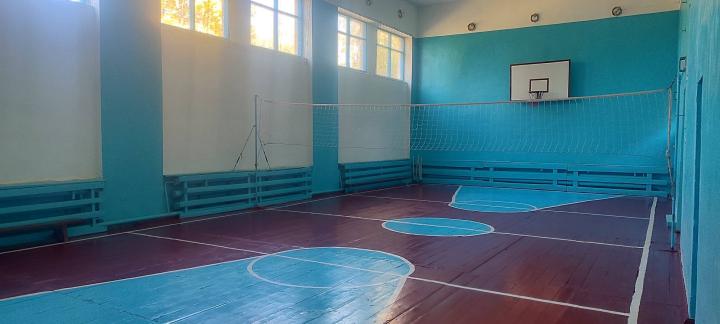 Спортзал Ставівської гімназії після ремонту